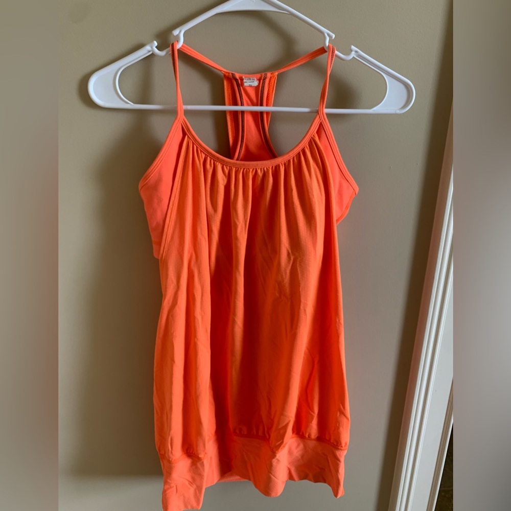 Lululemon Orange Tank